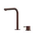 Leora Hob Basin Mixer Set 175 Right Angle Spout Lead Free - Chocolate Bronze