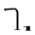 Leora Hob Basin Mixer Set 175 Right Angle Spout Lead Free - Matte Black [Electroplated]