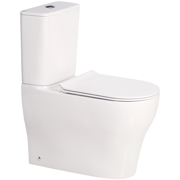 Cygnet Hygiene Rim OH Square CCBTW - Back Inlet with SpaLet E-Bidet Seat
