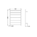 NON-HEATED TOWEL LADDER CHROME