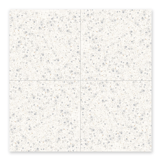 Viareggio White terrazzo look porcelain tile
