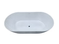 Lucia VX19 1700 Freestanding Stone Bath with Overflow