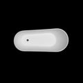 Hannah VX37-1680 Freestanding Stone Bath with Overflow