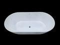 Lucia VX19 1700 Freestanding Stone Bath with Overflow