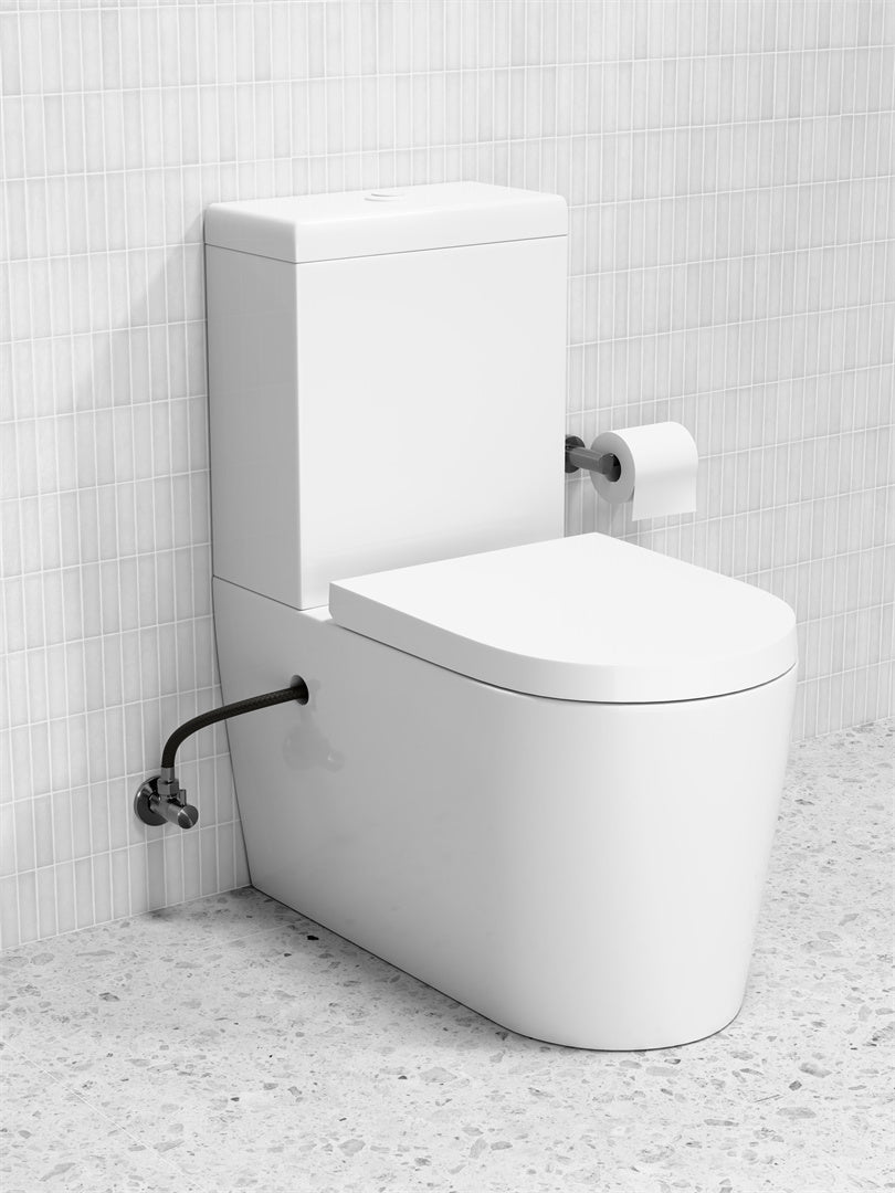 500MM PREMIUM G1/2 FEMALE FLEXIBLE WATER CONNECTOR HOSE GUN METAL