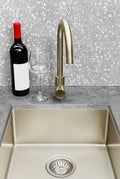 LAVELLO KITCHEN SINK - SINGLE BOWL 450 X 450 - PVD PVD BRUSHED NICKEL