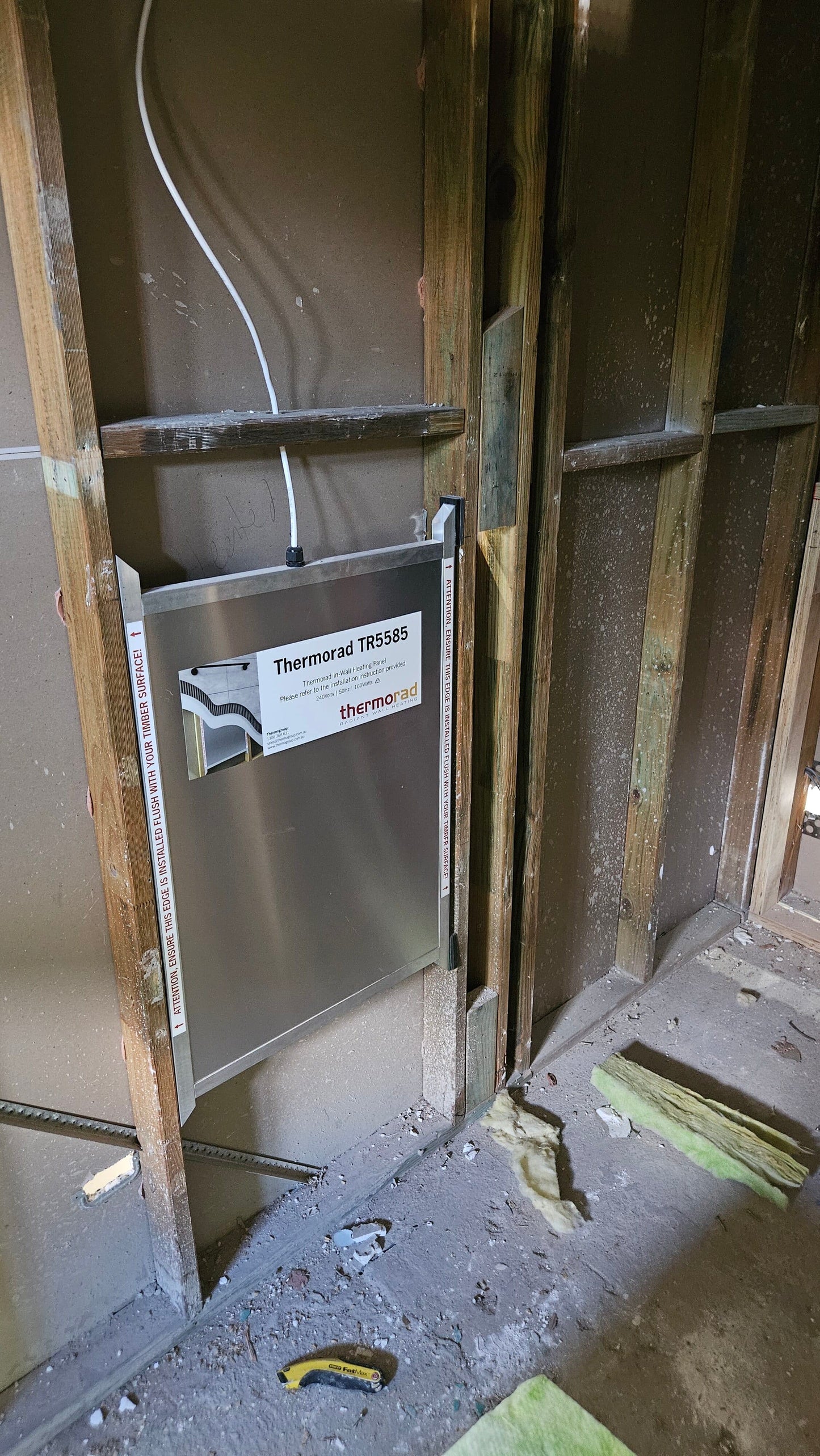 Thermorad In-Wall Heating System | Invisible Heat & Visible Comfort — 405x1150mm 160W