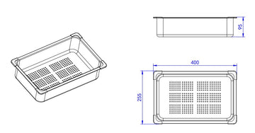 Lukka Bathware Crete Sink Tray LK-CST22 — Stainless Steel, Kitchen Sinks