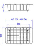 Lukka Bathware Crete Sink Basket LK-CSB12
