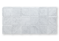 Grande Palazzo Carrara marble mosaic multi sheet layout