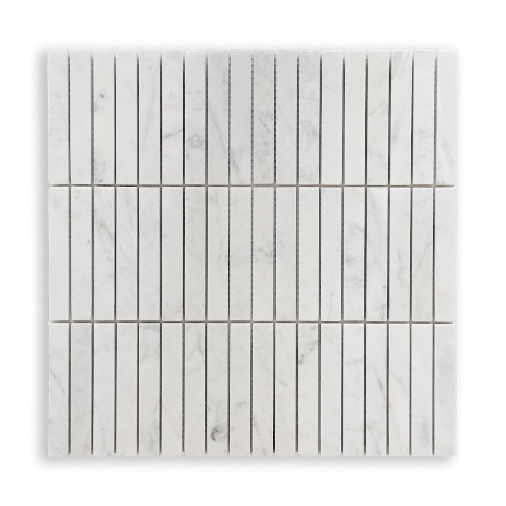 BASTONI CARRARA STONE KIT KAT MOSAIC TILE - Sample