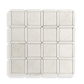 Palazzo Botticino marble mosaic full sheet layout