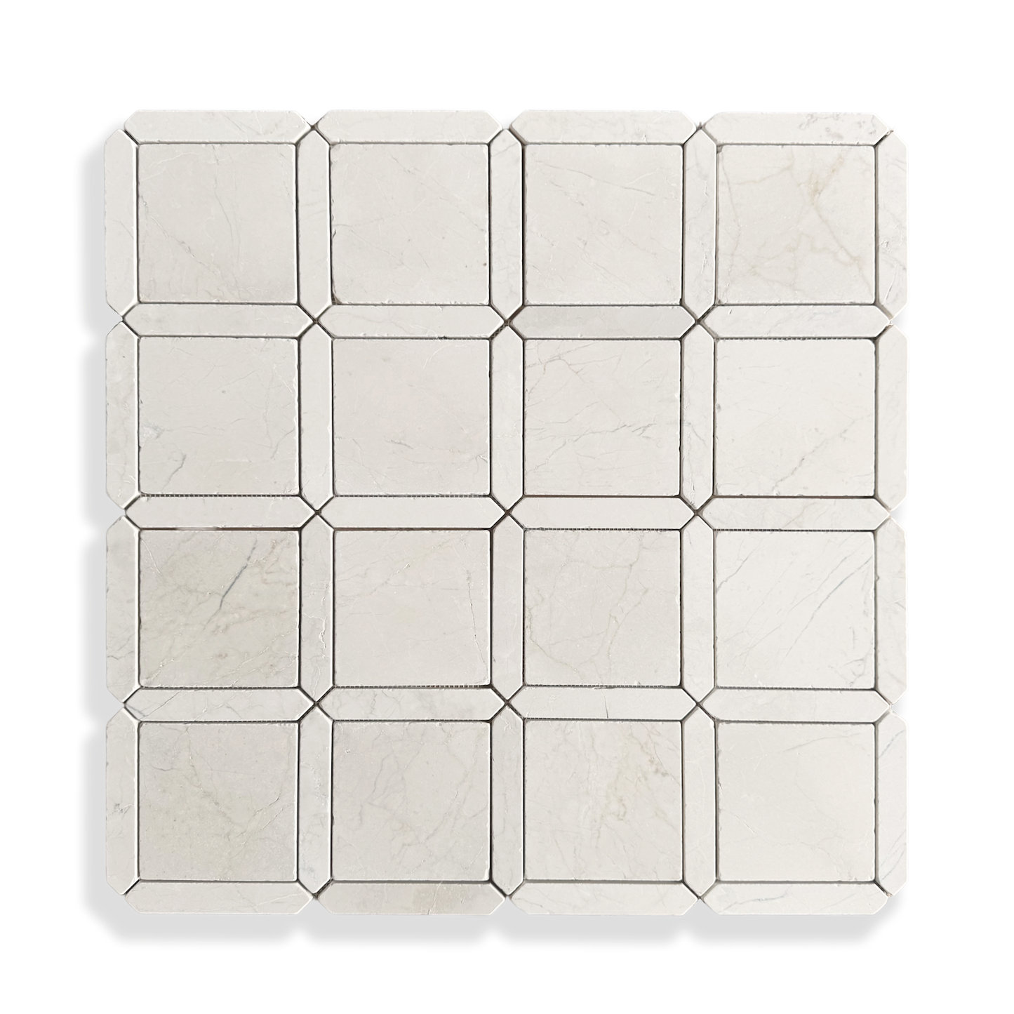 Palazzo Botticino marble mosaic full sheet layout