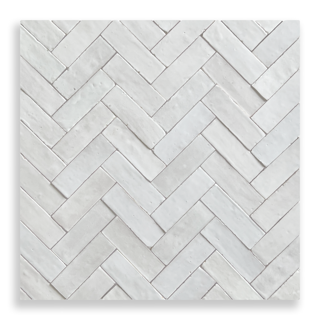 Medina Moroccan Bejmat Subway Tile in Lily White – tile and laying detail