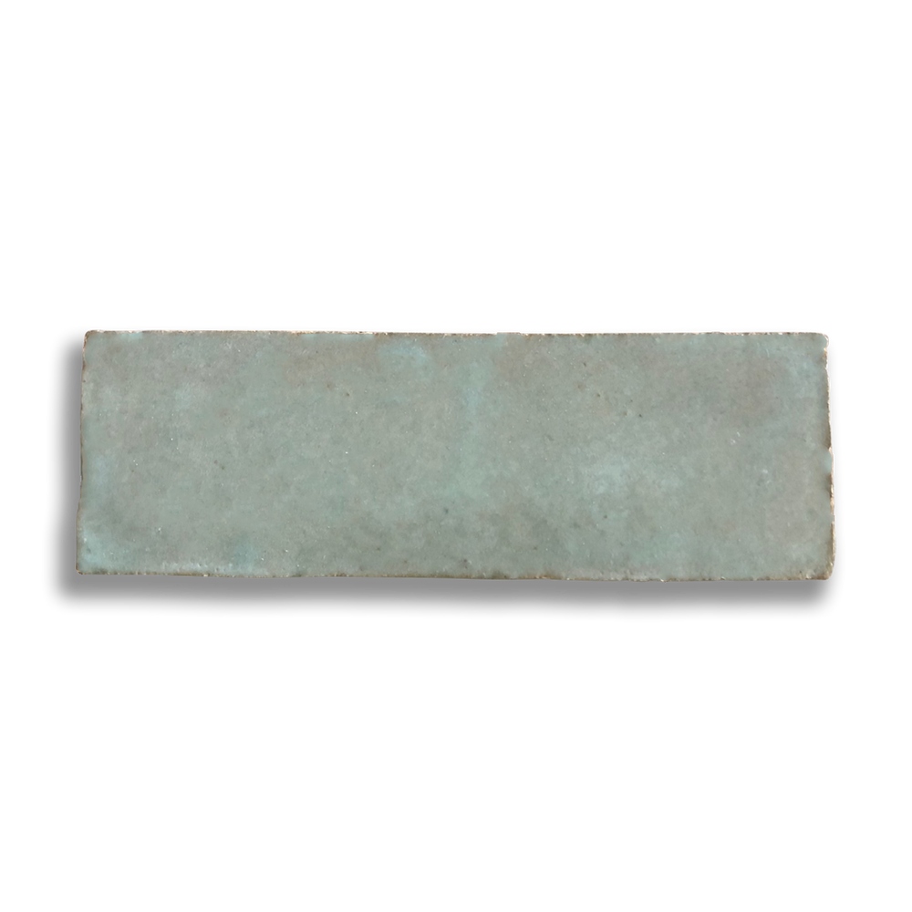 Medina Moroccan Bejmat Subway Tile in Sage Green – tile and laying detail