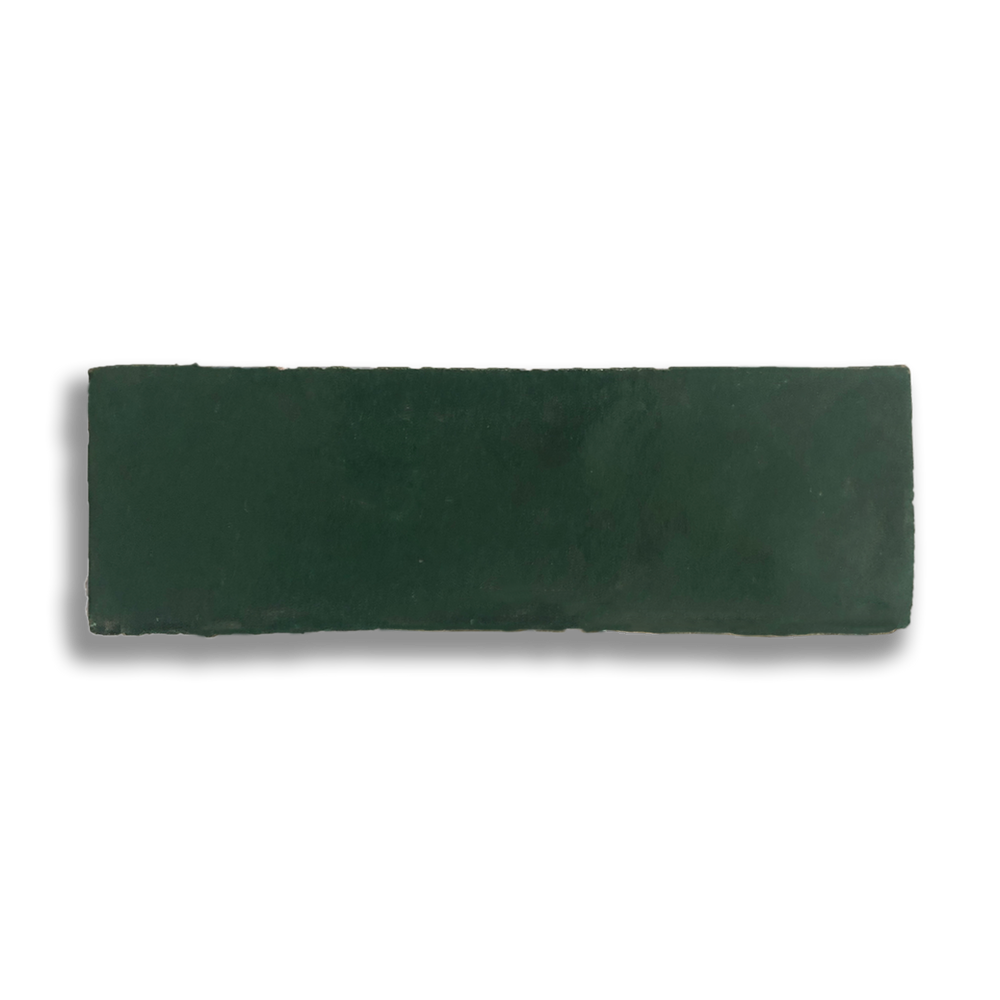 Medina Moroccan Bejmat Subway Tile in Emerald Green – tile and laying detail