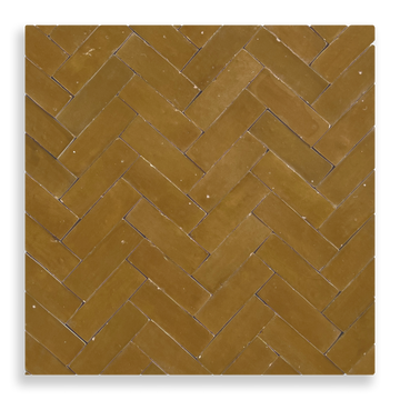 Medina Moroccan Bejmat Subway Tile in Cinnamon – tile and laying detail