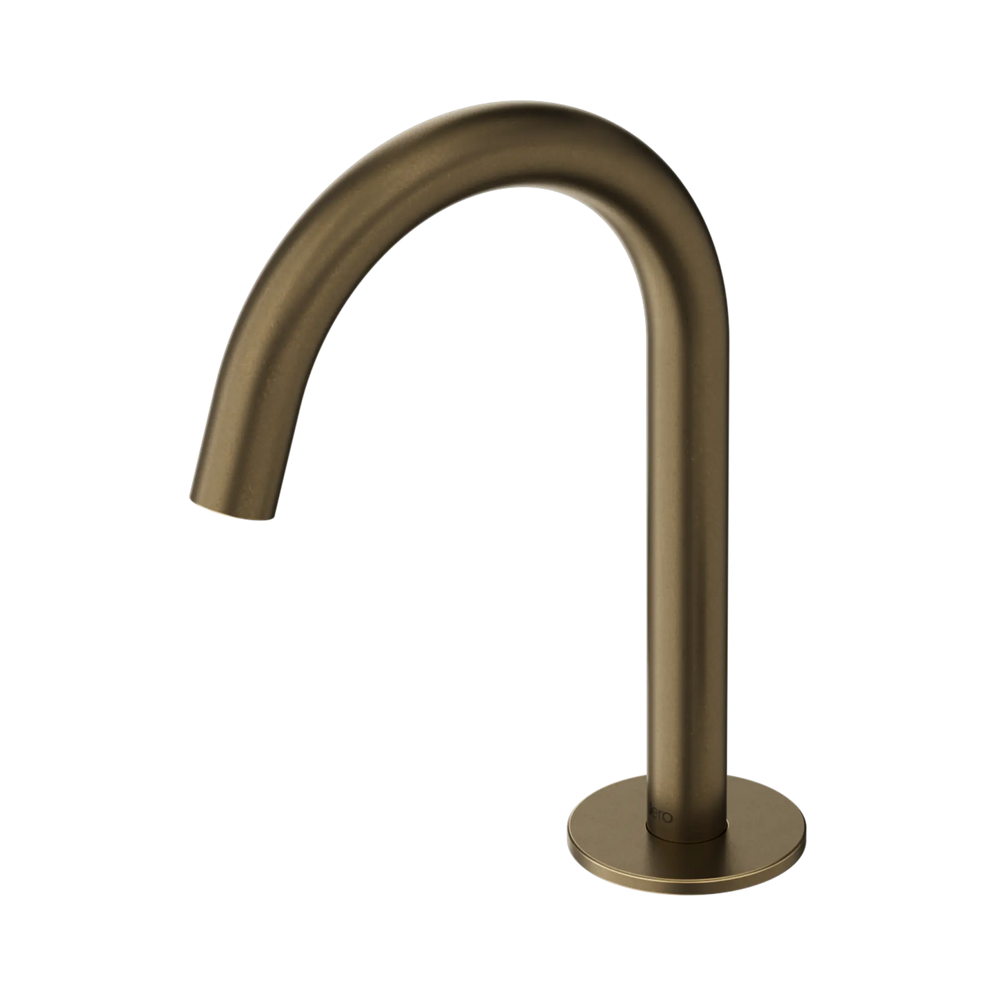 Serenity Basin Arc Spout Tumbled Antique Brass