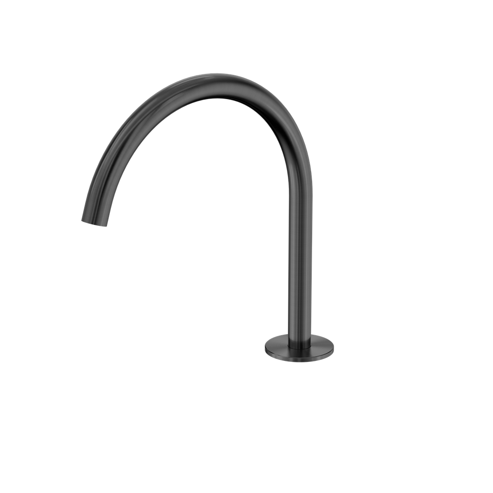 SERENITY BATH/KITCHEN ARC SPOUT GUN METAL