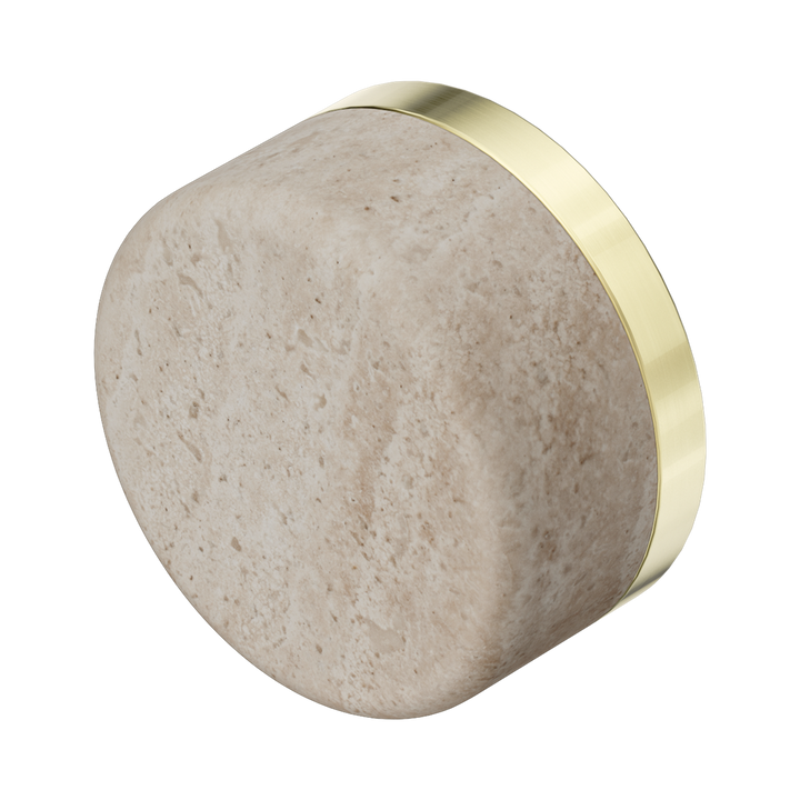 Serenity Rome Travertine Handle Brushed Gold — Gold & Brass, Spare Parts