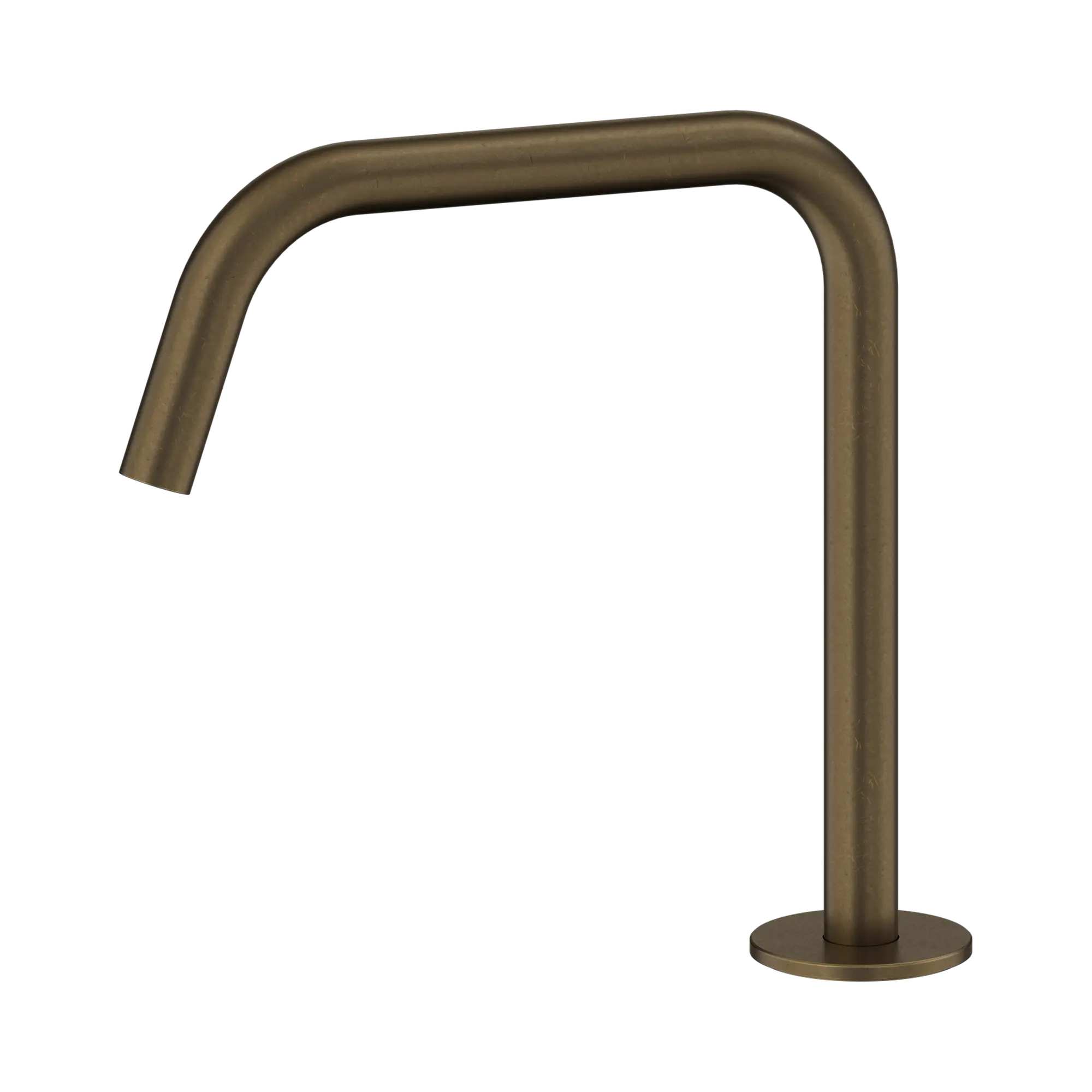 Serenity Bath/Kitchen Edge Spout II Tumbled Antique Brass