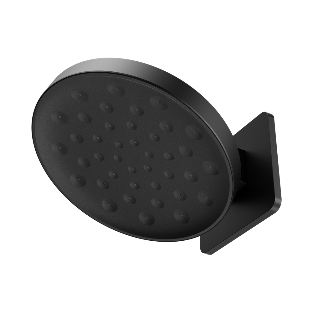 SERENITY WALL SHOWER HEAD MATTE BLACK