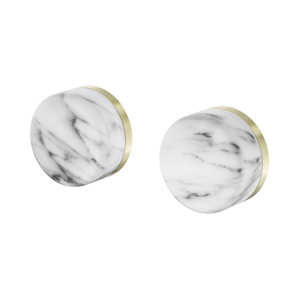 Serenity Wall Top Assemblies With Arabescato Corchia Handle