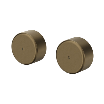 Serenity Wall Top Assemblies With Metal Handle Tumbled Antique Brass