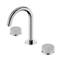 SERENITY BASIN SET ARC SPOUT WITH CARRARA HANDLE CHROME