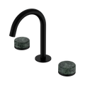 SERENITY BASIN SET ARC SPOUT WITH VERDE ALPI HANDLE MATTE BLACK
