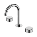 SERENITY BASIN SET ARC SPOUT WITH METAL HANDLE CHROME