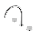 SERENITY BATH/KITCHEN SET ARC SPOUT WITH CARRARA HANDLE CHROME