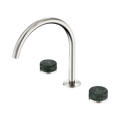 SERENITY BATH/KITCHEN SET ARC SPOUT WITH VERDE ALPI HANDLE BRUSHED NICKEL