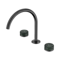 SERENITY BATH/KITCHEN SET ARC SPOUT WITH VERDE ALPI HANDLE GUN METAL