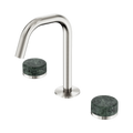 SERENITY BASIN SET EDGE SPOUT WITH VERDE ALPI HANDLE BRUSHED NICKEL