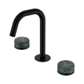 SERENITY BASIN SET EDGE SPOUT WITH VERDE ALPI HANDLE MATTE BLACK