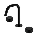 SERENITY BASIN SET EDGE SPOUT WITH METAL HANDLE MATTE BLACK