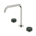 SERENITY BATH/KITCHEN SET EDGE SPOUT WITH VERDE ALPI HANDLE BRUSHED NICKEL