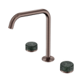 SERENITY BATH/KITCHEN SET EDGE SPOUT WITH VERDE ALPI HANDLE BRUSHED BRONZE
