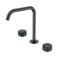 SERENITY BATH/KITCHEN SET EDGE SPOUT WITH VERDE ALPI HANDLE GUN METAL