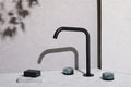 SERENITY BATH/KITCHEN SET EDGE SPOUT WITH VERDE ALPI HANDLE MATTE BLACK