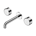 SERENITY WALL BASIN SET 160/185/220MM SPOUT WITH METAL HANDLE CHROME