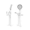 SERENITY HAND HELD SHOWER CHROME