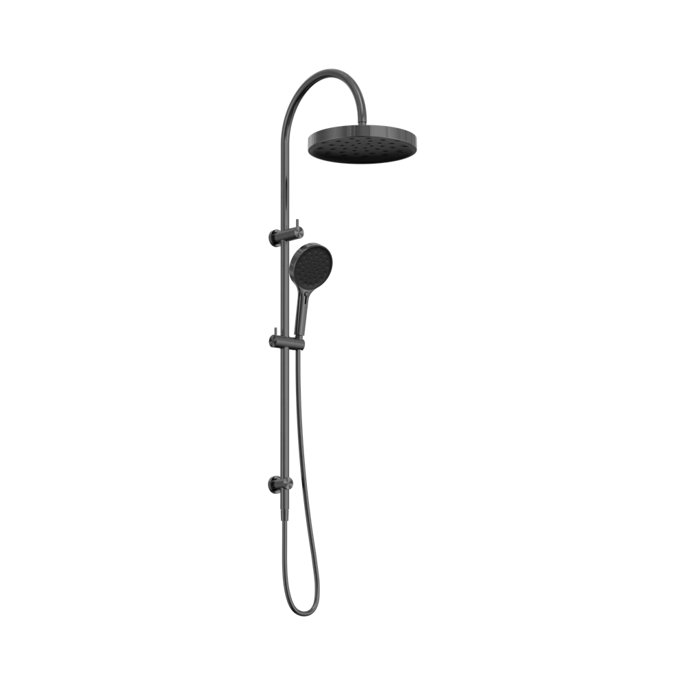 SERENITY TWIN SHOWER GUN METAL