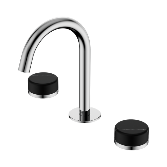 SERENITY BASIN SET ARC SPOUT WITH MARQUINA CHROME