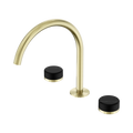 SERENITY BATH/KITCHEN SET ARC SPOUT WITH MARQUINA BRUSHED GOLD