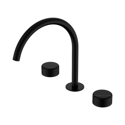 SERENITY BATH/KITCHEN SET ARC SPOUT WITH MARQUINA MATTE BLACK