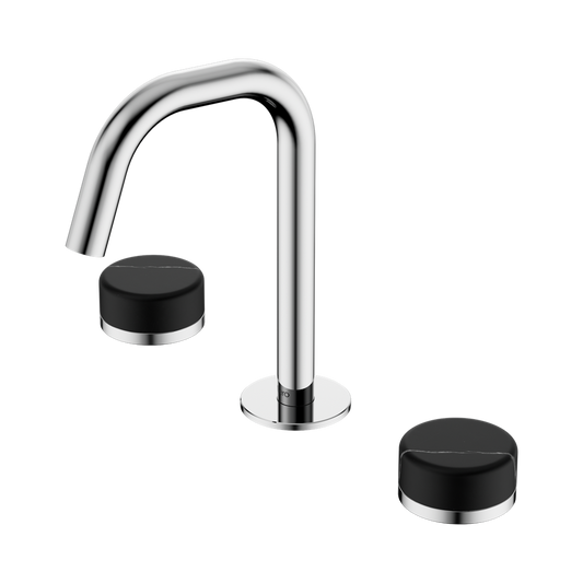 SERENITY BASIN SET EDGE SPOUT WITH MARQUINA CHROME
