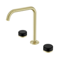 SERENITY BATH/KITCHEN SET EDGE SPOUT WITH MARQUINA BRUSHED GOLD