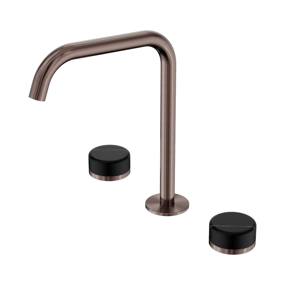 SERENITY BATH/KITCHEN SET EDGE SPOUT WITH MARQUINA BRUSHED BRONZE